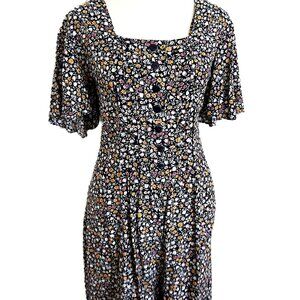 VINTAGE 90's BASIC EDITIONS FLORAL ROMPER
